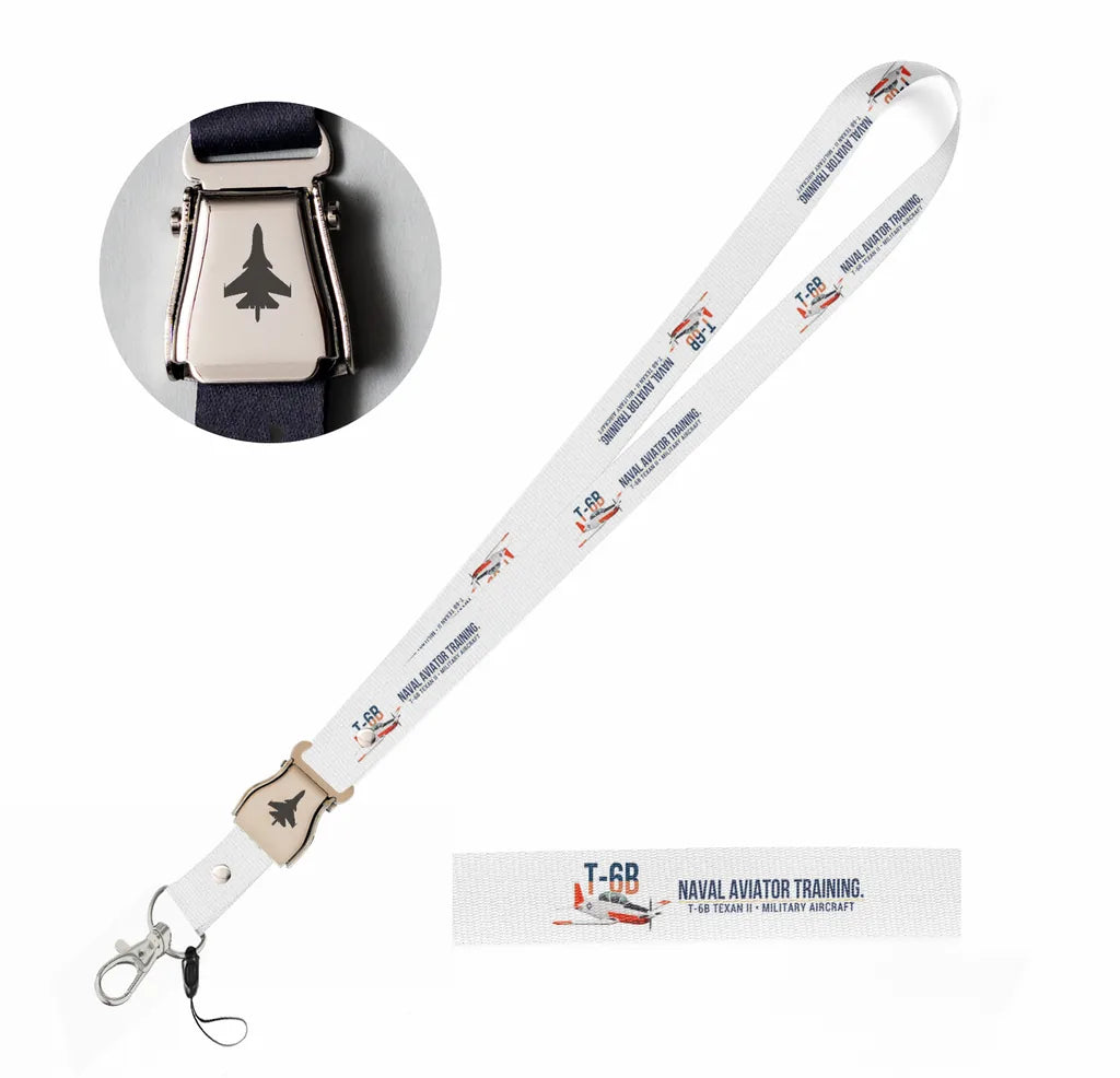 T-6B Texan II seat belt lanyard - white