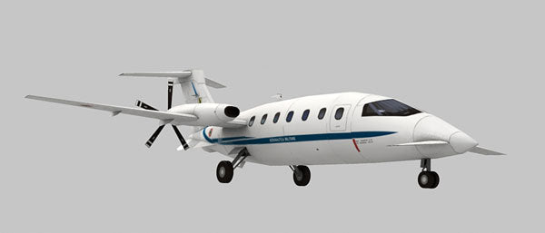 Piaggio Afandi P180 Private Aircraft Papercraft 3D Paper Model Stereo Handmade Drawings