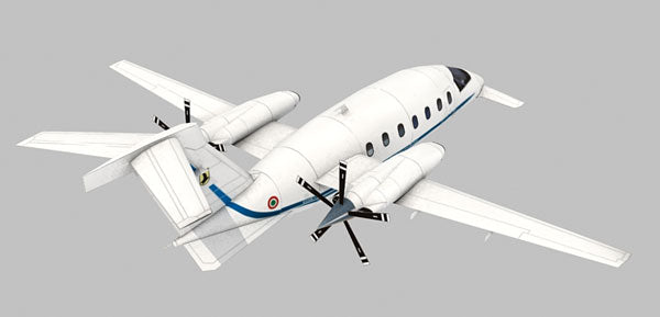 Piaggio Afandi P180 Private Aircraft Papercraft 3D Paper Model Stereo Handmade Drawings