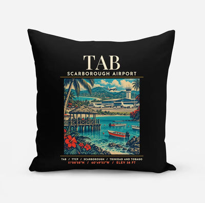 TAB - Poster - Pillow - Black