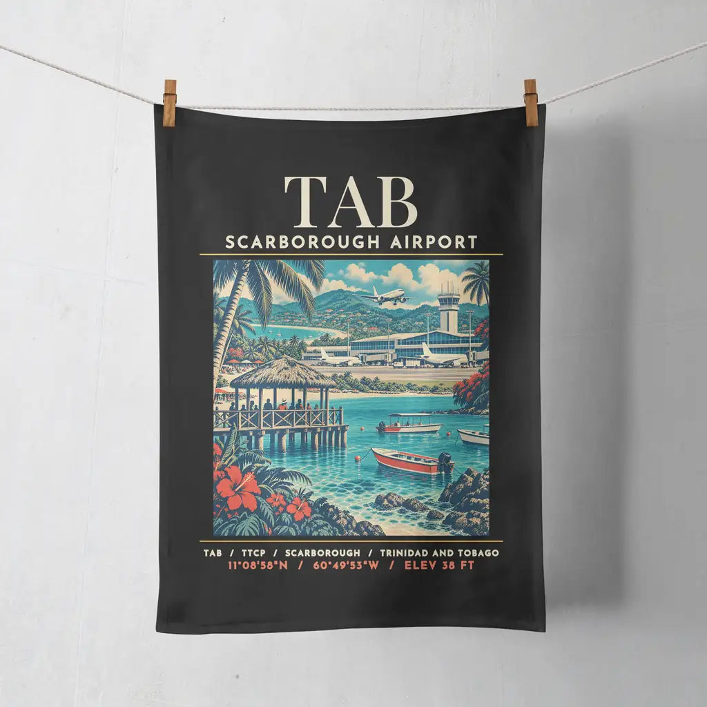 TAB - Poster - Towel - Black