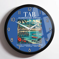 Thumbnail for TAB - Poster - Wall Clock Framed - Blue