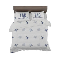 Thumbnail for Daniel Z. Romualdez Airport (TAC) Bedding Sets & Blankets - Bedding Set - Pattern - Light Gray