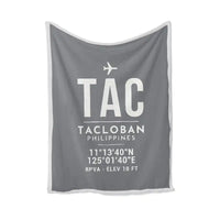 Thumbnail for Daniel Z. Romualdez Airport (TAC) Bedding Sets & Blankets - Blanket - ID Tag - Gray