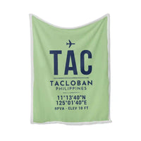 Thumbnail for Daniel Z. Romualdez Airport (TAC) Bedding Sets & Blankets - Blanket - ID Tag - Light Green