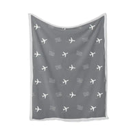 Thumbnail for Daniel Z. Romualdez Airport (TAC) Bedding Sets & Blankets - Blanket - Pattern - Gray