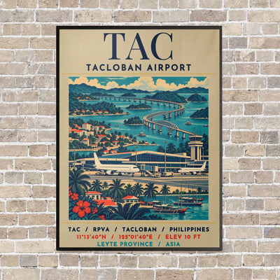 TAC - Poster - Canvas Framed - Beige