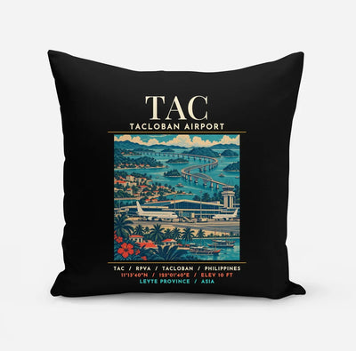 TAC - Poster - Pillow - Black