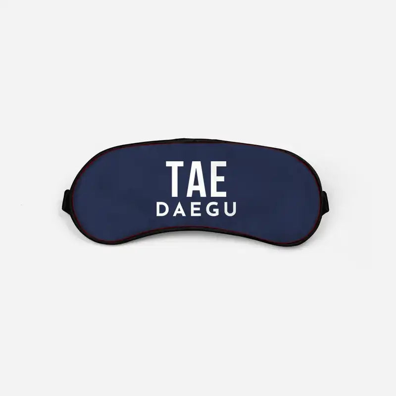 Daegu International Airport (TAE) Sleep Masks - Sleep Mask - Code - Navy Blue