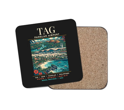 TAG - Poster - Coaster - Black