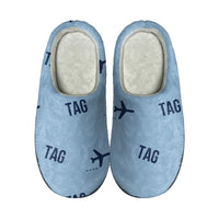 Thumbnail for Bohol-Panglao International Airport (TAG) Slippers & Flip Flops - Slippers - Cotton - Pattern - Light Blue