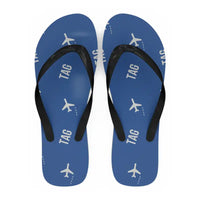 Thumbnail for Bohol-Panglao International Airport (TAG) Slippers & Flip Flops - Slippers - Flip Flops - Pattern - Blue