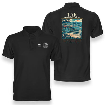 TAK - Poster - Double-Side Polo - Black