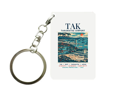 TAK - Poster - Key Chain - White