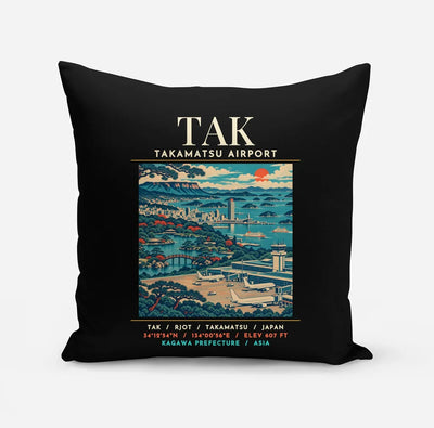TAK - Poster - Pillow - Black