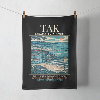 TAK - Poster - Towel - Black