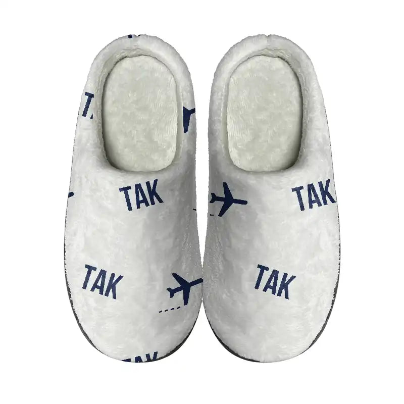 Takamatsu Airport (TAK) Slippers & Flip Flops - Slippers - Cotton - Pattern - White