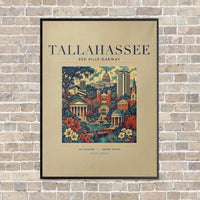 Thumbnail for TALLAHASSEE - Poster - Canvas Framed - Beige