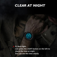 Thumbnail for TANK 3 Men's Digital Watch Sports Calories  Compass Waterproof 50M