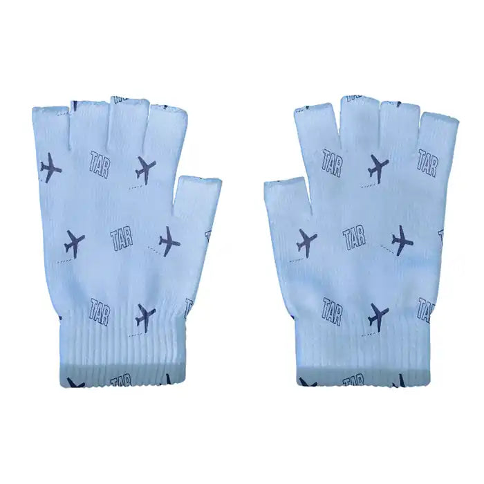 Taranto-Grottaglie Airport (TAR) Gloves - Gloves - Cut - Pattern - Light Blue