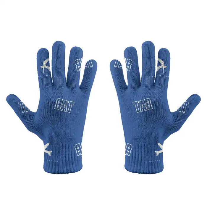 Taranto-Grottaglie Airport (TAR) Gloves - Gloves - Full - Pattern - Blue