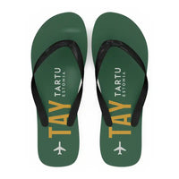 Thumbnail for Tartu Airport (TAY) Slippers & Flip Flops - Slippers - Flip Flops - Code - Green