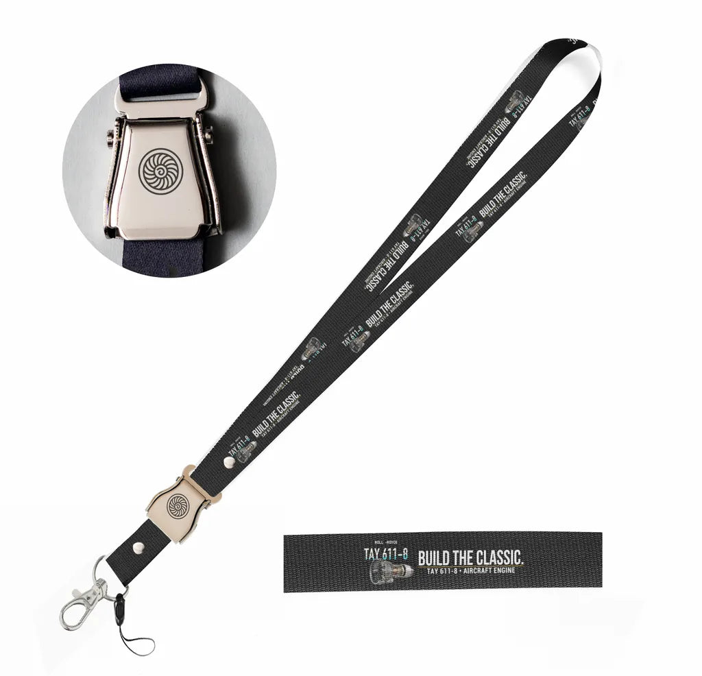 TAY 611-8 seat belt lanyard - black