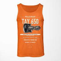 Thumbnail for TAY 650 design on orange tank top