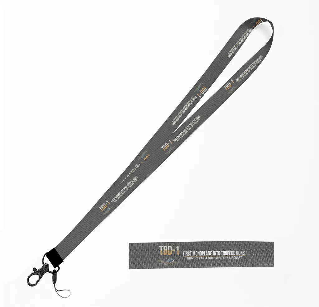 TBD-1 Devastator lanyard - gray
