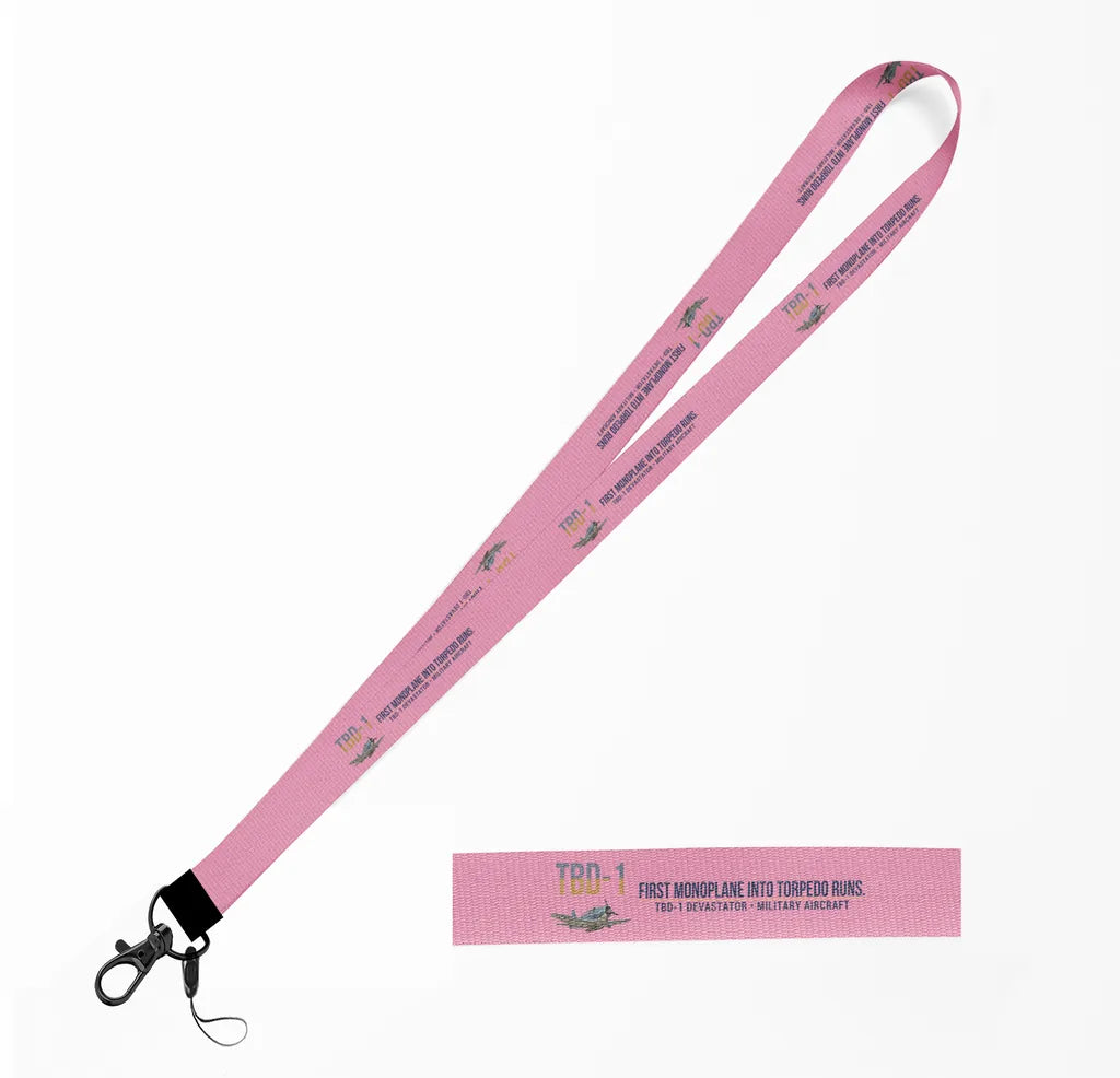TBD-1 Devastator lanyard - pink