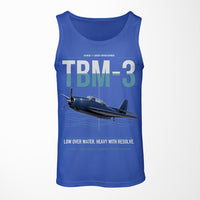 Thumbnail for TBM-3 Avenger design on blue tank top