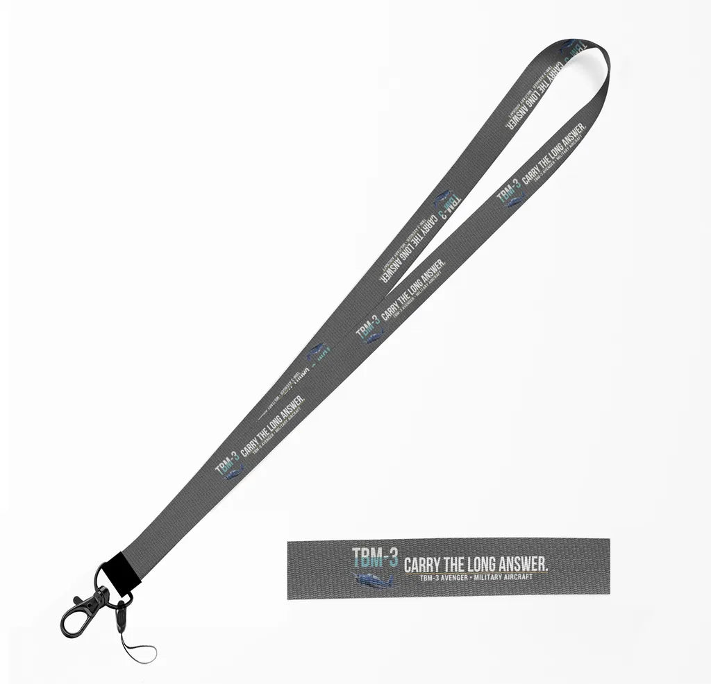 TBM-3 Avenger lanyard - gray