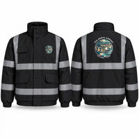 Thumbnail for Fuaʻamotu International Airport (TBU) Reflective Winter Jackets - Badge - Black