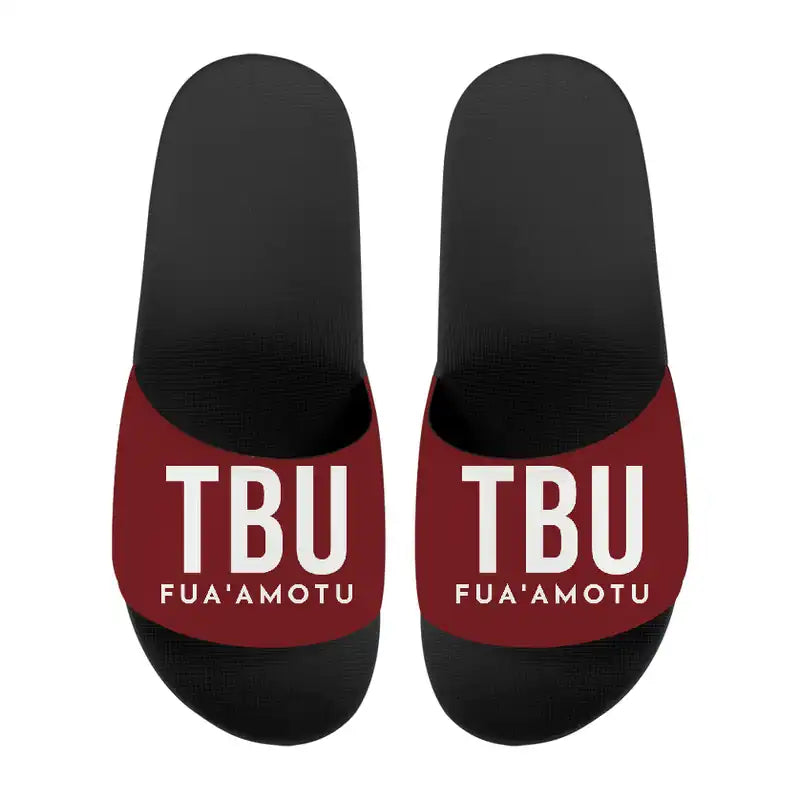 Fuaʻamotu International Airport (TBU) Slippers & Flip Flops - Slippers - Sport - Code - Dark Red
