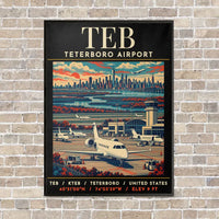 Thumbnail for TEB - Poster - Canvas Framed - Black