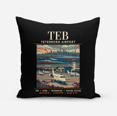 TEB - Poster - Pillow - Black
