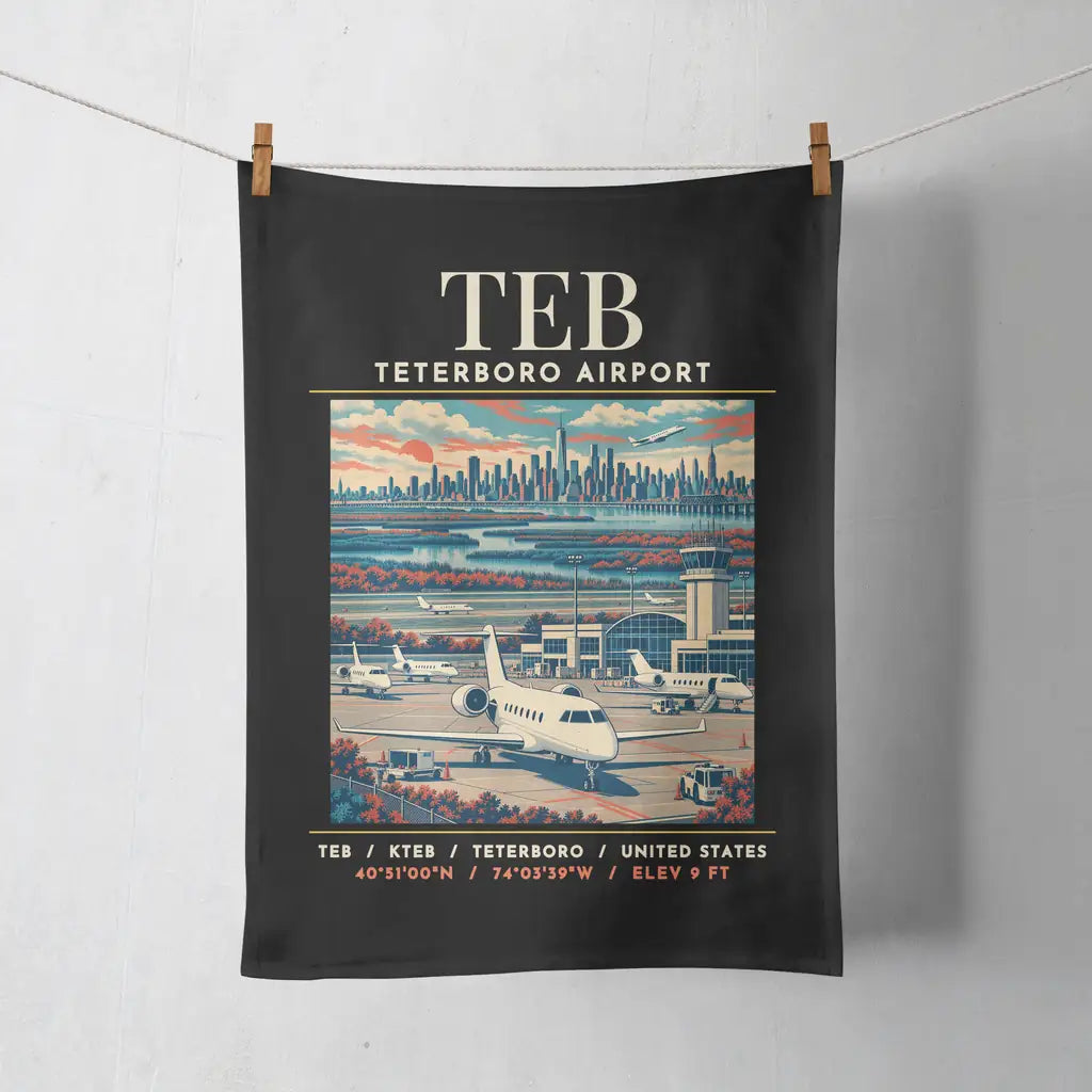 TEB - Poster - Towel - Black