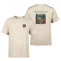 Thumbnail for TEPOZTLAN - Poster - Double-Side T-Shirt - Beige