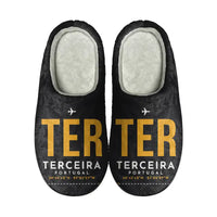 Thumbnail for Terceira Lajes Airport (TER) Slippers & Flip Flops - Slippers - Cotton - Code - Same - Black