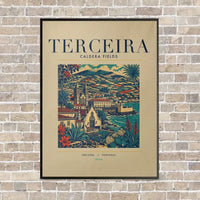 Thumbnail for TERCEIRA - Poster - Canvas Framed - Beige
