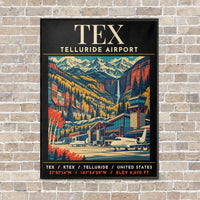 Thumbnail for TEX - Poster - Canvas Framed - Black