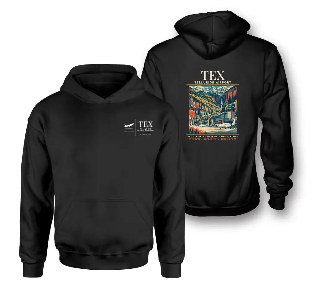 TEX - Poster - Double-Side Hoodie - Black