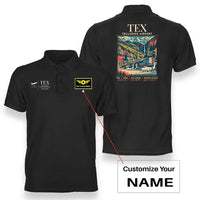 Thumbnail for TEX - Poster - Double-Side Polo - Black + Name