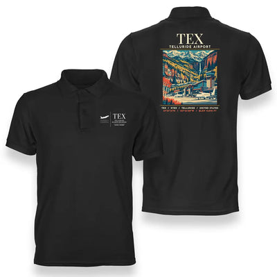 TEX - Poster - Double-Side Polo - Black