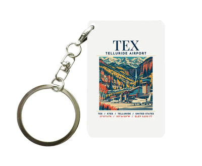 TEX - Poster - Key Chain - White