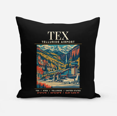 TEX - Poster - Pillow - Black