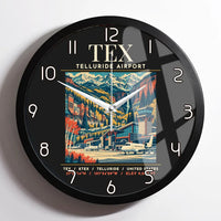 Thumbnail for TEX - Poster - Wall Clock Framed - Black