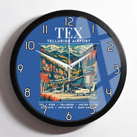 Thumbnail for TEX - Poster - Wall Clock Framed - Blue