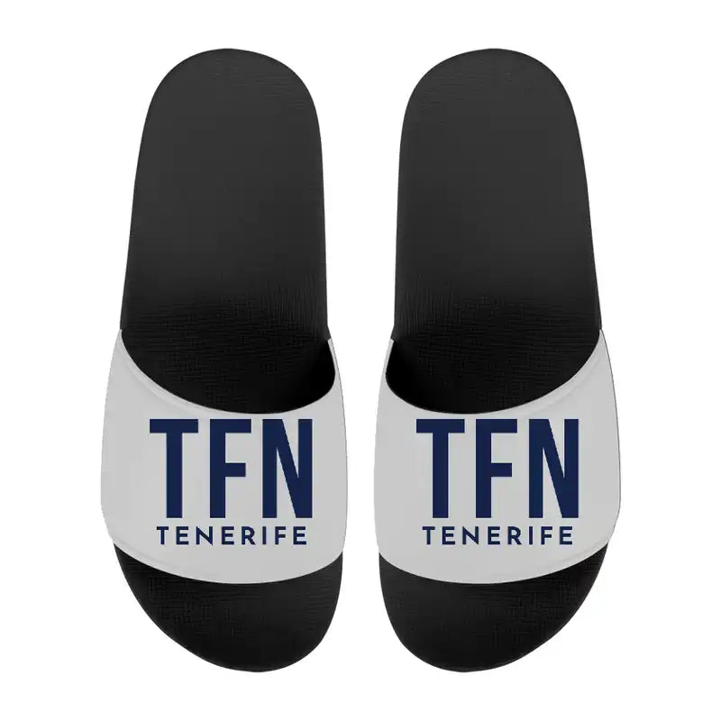 Tenerife North Airport (TFN) Slippers & Flip Flops - Slippers - Sport - Code - Light Gray