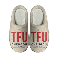 Thumbnail for Chengdu Tianfu International Airport (TFU) Slippers & Flip Flops - Slippers - Cotton - Code - Same - Beige